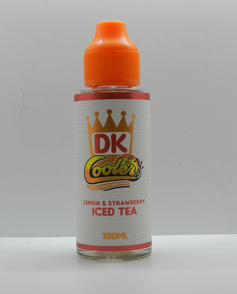 Donut King Cooler 100ml Lemon Strawberry Iced Tea