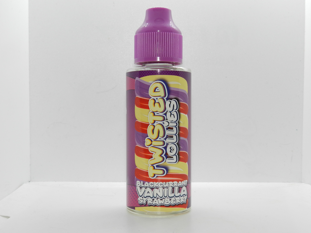 Twisted Lollies 100ml Blackcurrant Vanilla Strawberry