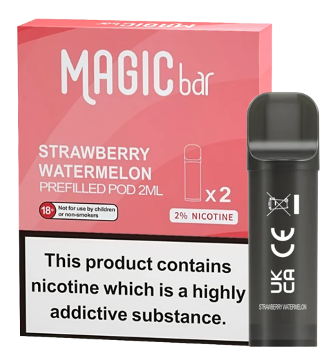 Magic Bar  Refill 2x600 2%  Waterlemon