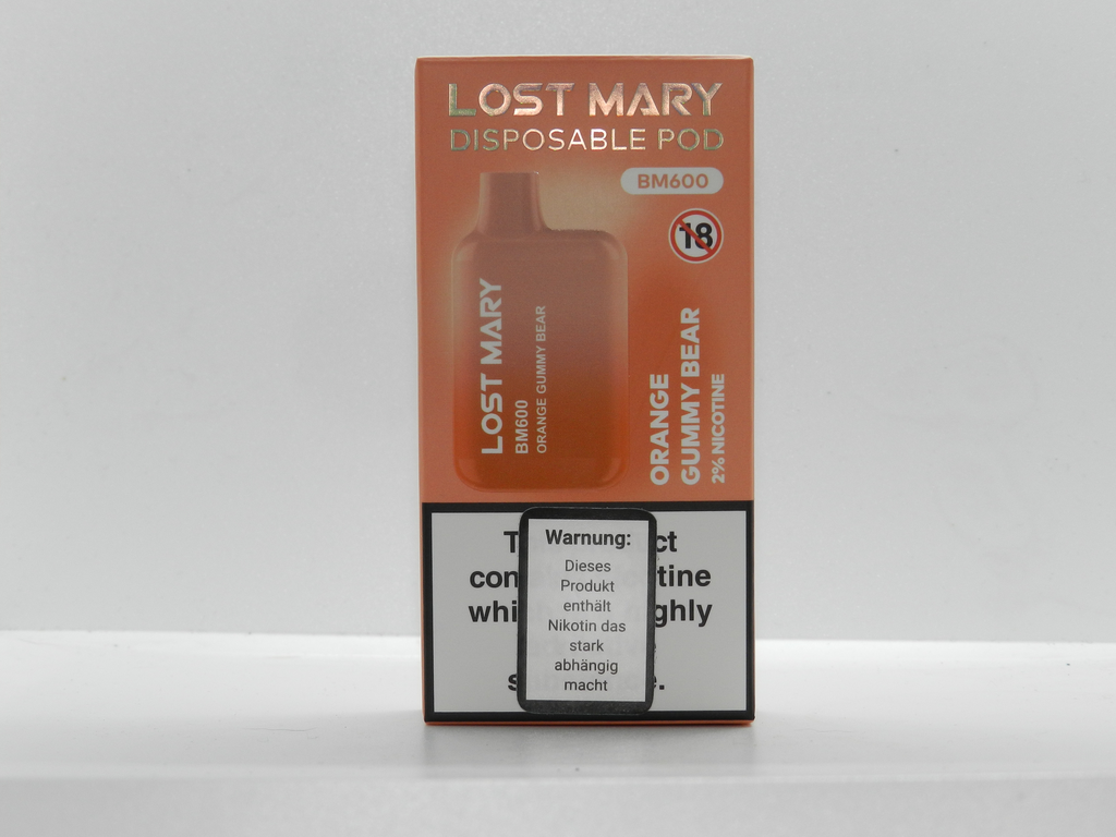 Lost Mary 600 2% Orange Gummy Bear