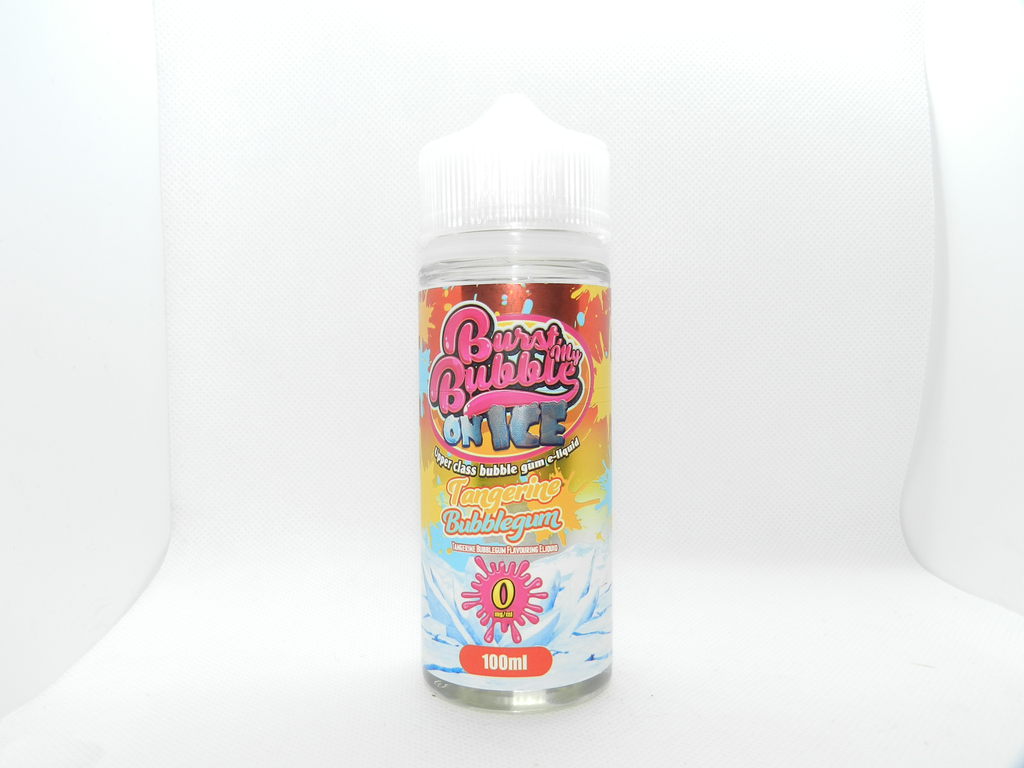 Burst my Bubble on Ice 100ml Tangerine Bubblegum