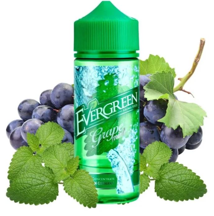 Evergreen 30ml Longfill Grape Mint