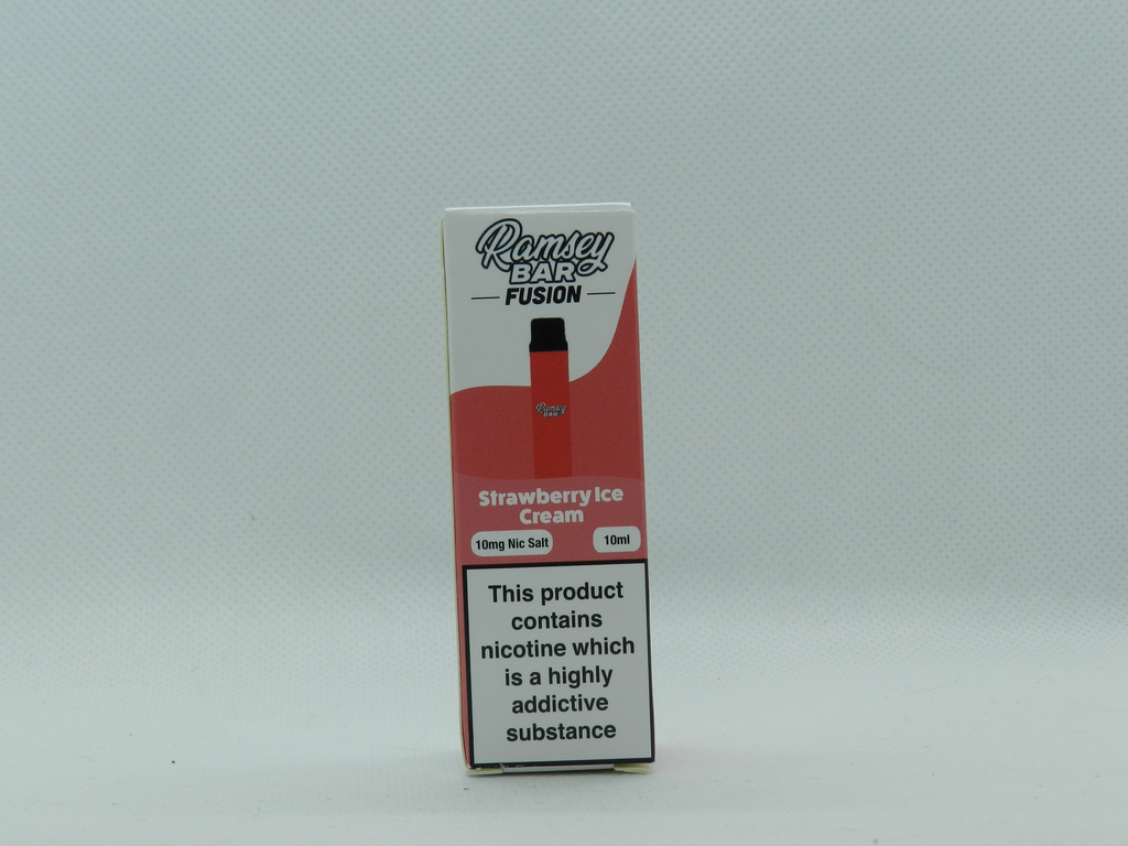 Ramsey Bar Fusion Strawberry Ice Cream 10ml 10mg