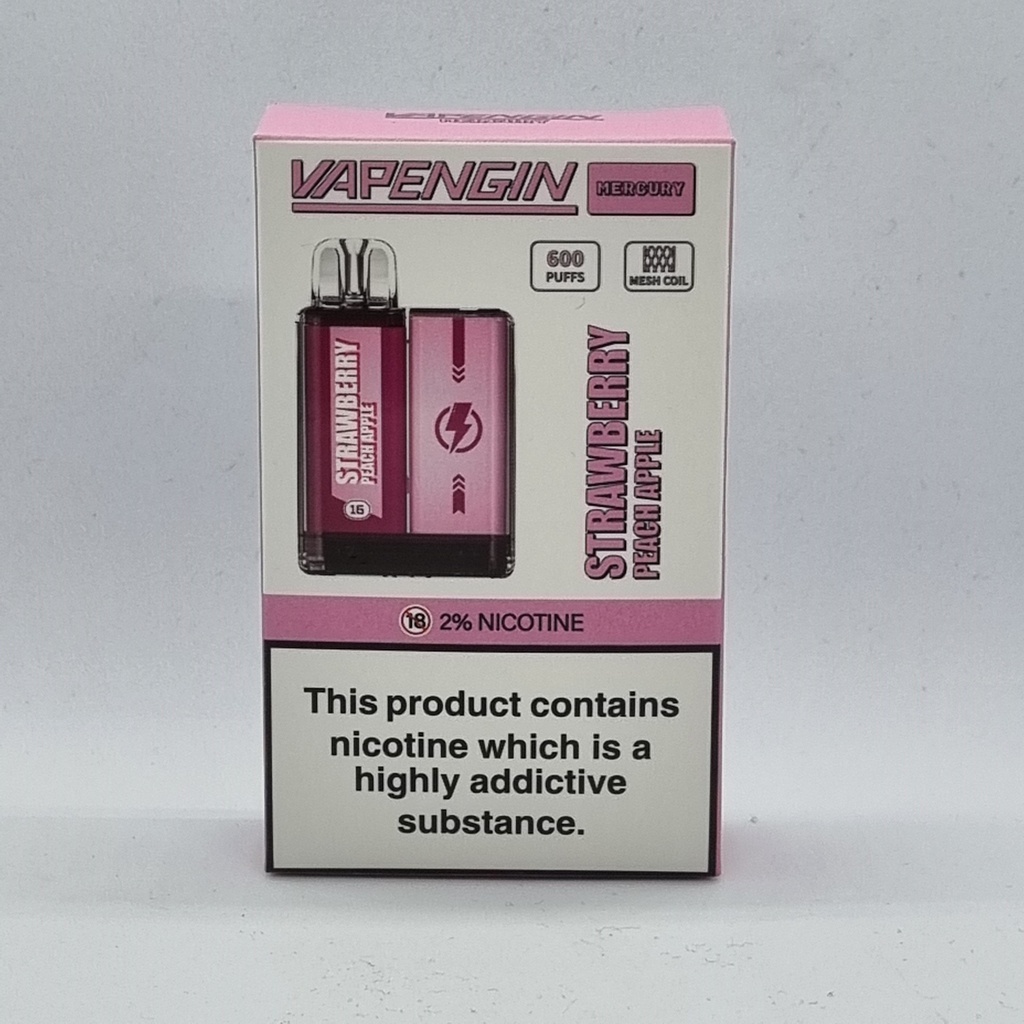 Vapengin 600 2% Strawberry Peach Apple