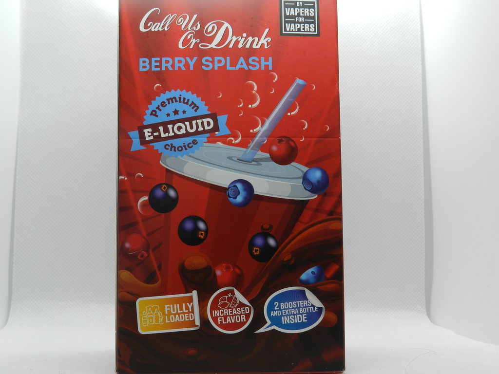 Big Mouth Call us or Drink Berry Splash