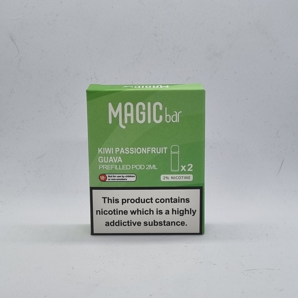 Magic Bar Refill 2x600 2%   Kiwi Passionsfruit Guava