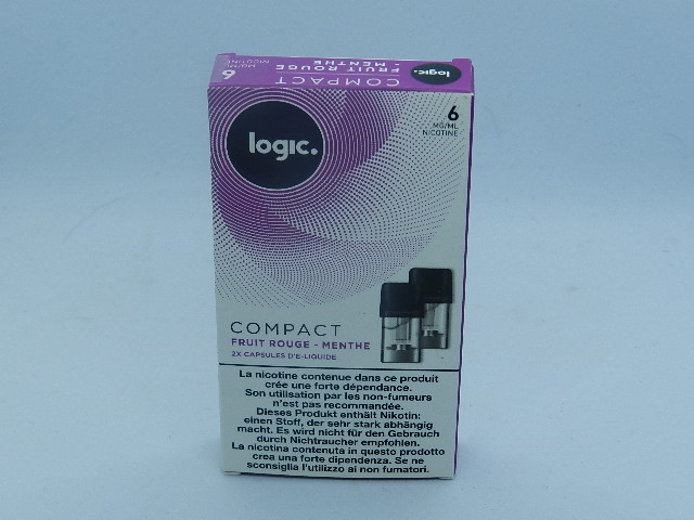 Logic Ersatzpod Compact Fruit Rouge Menthe 6mg