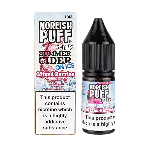 Moreish Puff Summer Cider Mixed Berries on Ice 10ml 20mg