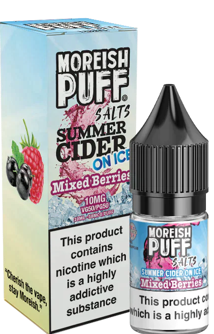 Moreish Puff Summer Cider Mixed Berries on Ice 10ml 10mg