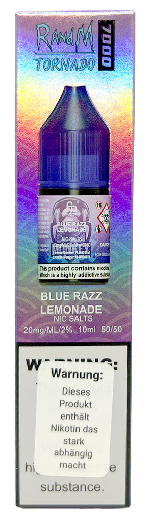 RandM Tornado 10ml 2% Blue Razz Lemonade