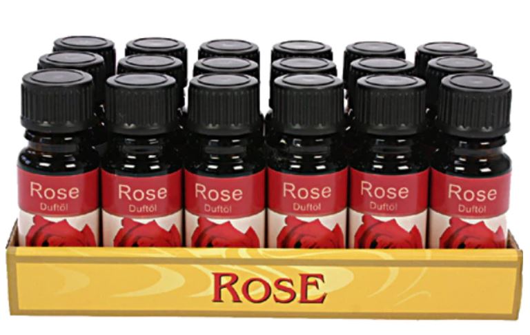 Duftöl 10ml Glasflasche Rose