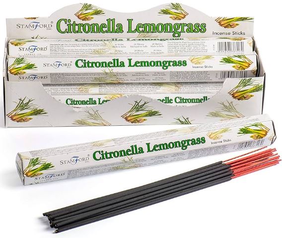 Räucherstäbchen (20 Stück) Citronella Lemongras