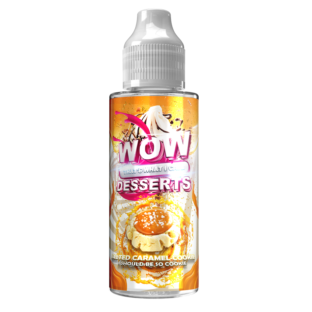 WOW Desserts 100ml UK Salted Caramel Cookie