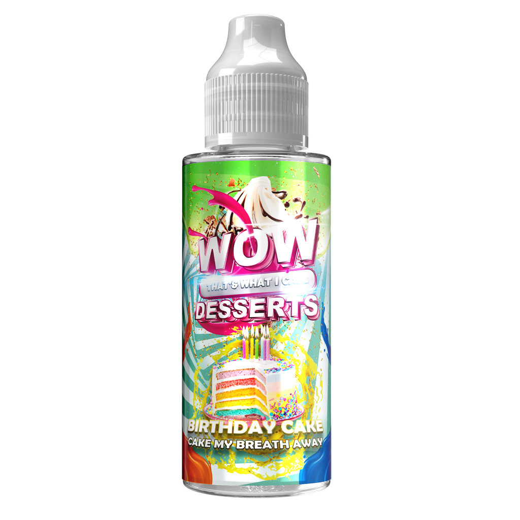 WOW Desserts 100ml UK Birthday Cake