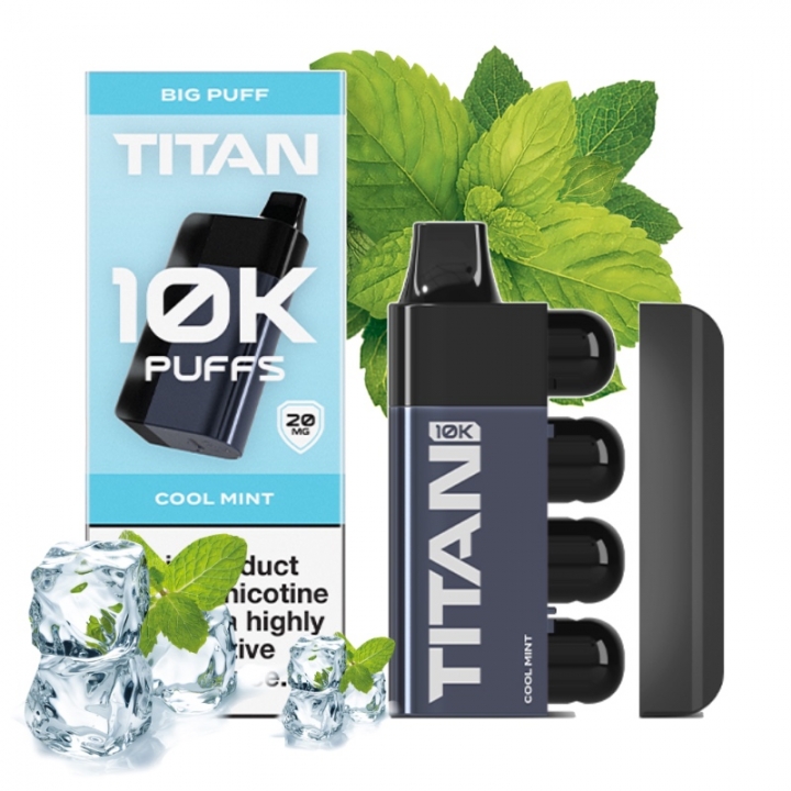 Titan 10K 8 x 2ml Pods 2% Cool Mint