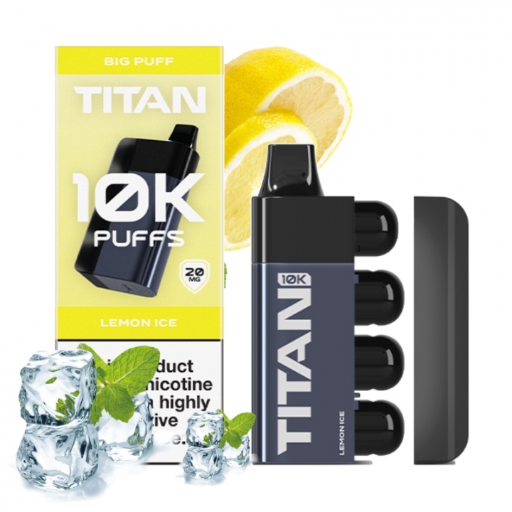 Titan 10K 8 x 2ml Pods 2% Lemon Lime