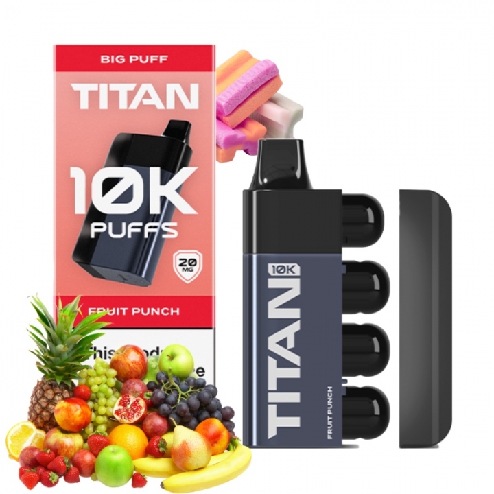 Titan 10K 8 x 2ml Pods 2% Fruit Punch