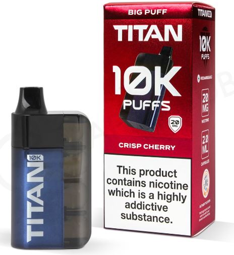 Titan 10K 8 x 2ml Pods 2% Crisp Cherry