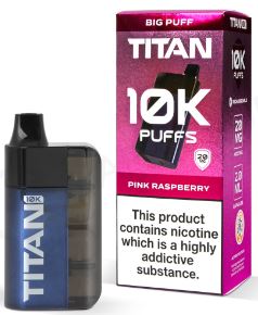 Titan 10K 8 x 2ml Pods 2% Pink Rasperry