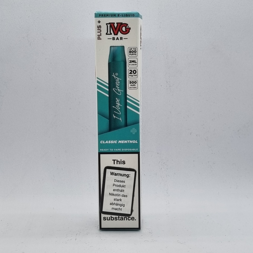 IVG800 2% Classic Menthol