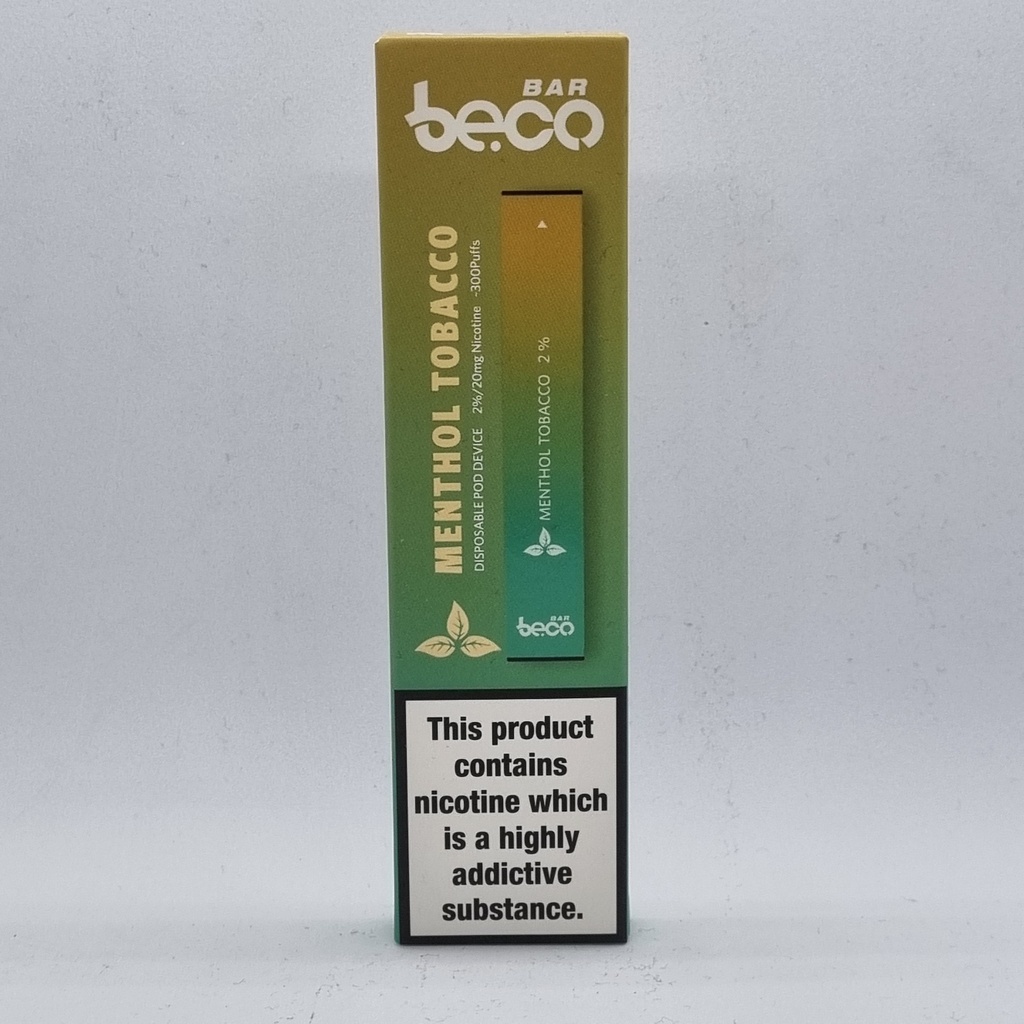 beco Bar300 2% Menthol Tabacco