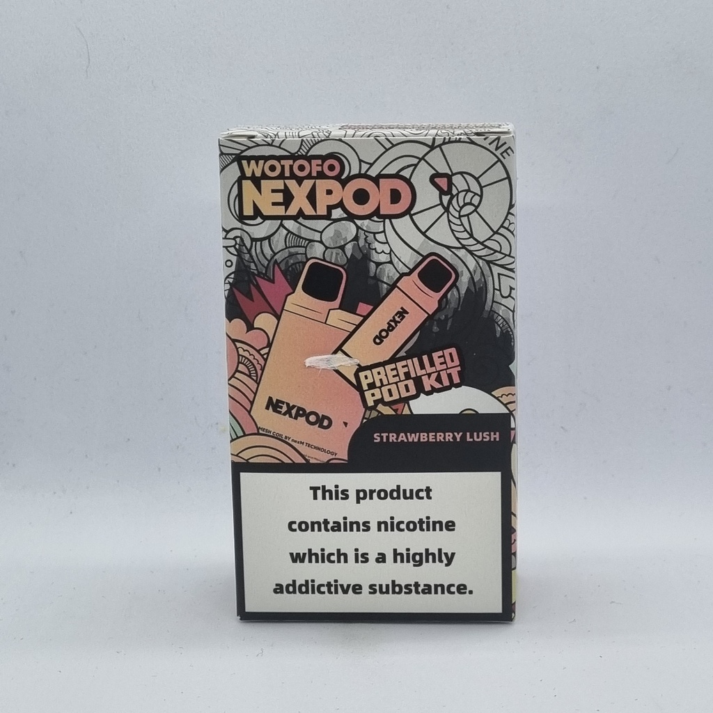 Wotofo Nexpod Starterset3500 2% Strawberry Lush