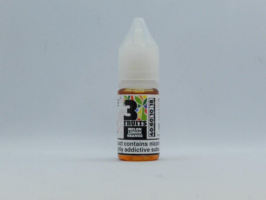 3 Fruits Melon Lemon Orange 10ml 18mg