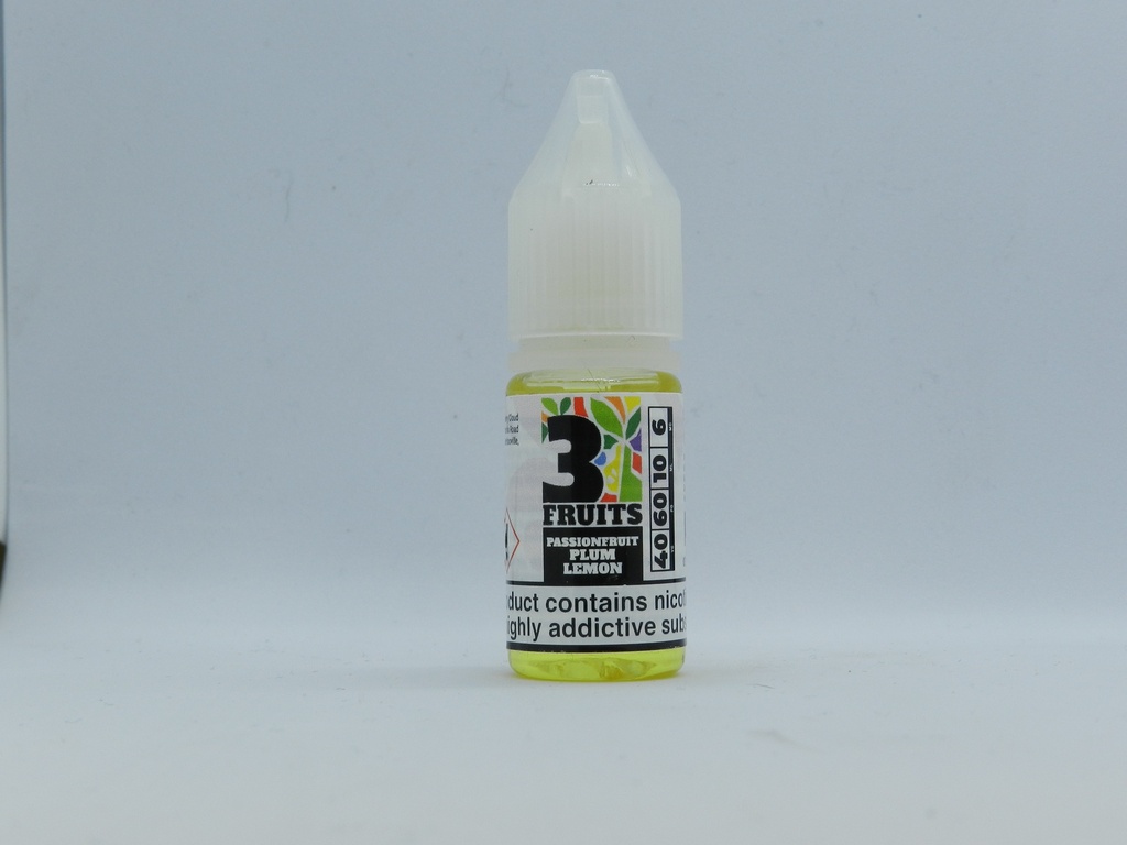 3 Fruits Passionfrut Plum Lemon 10ml 6mg