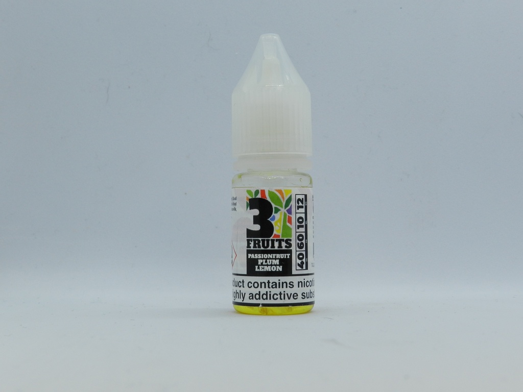 3 Fruits Passionfrut Plum Lemon 10ml 12mg