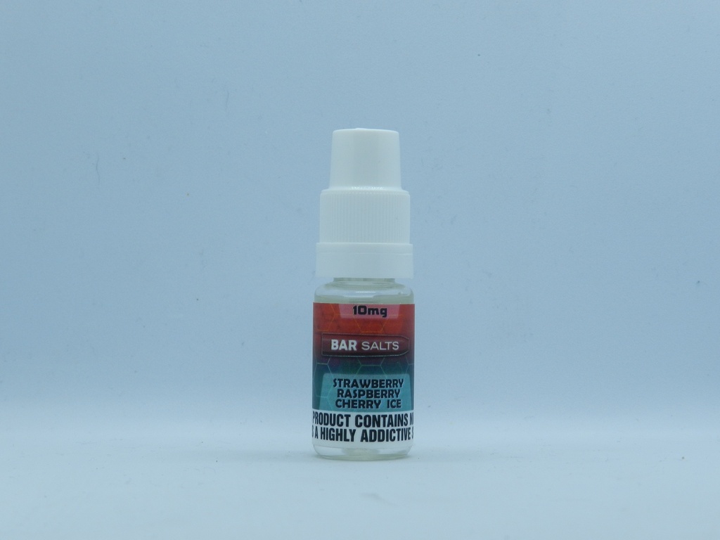 Bar Salt Strawberry Raspberry Cherry Ice 10ml 10mg