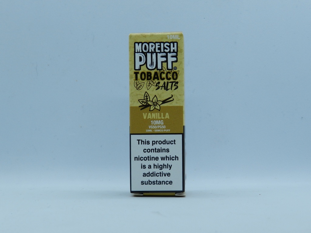 Moreish Puff Tabacco Vanilla 10ml 10mg