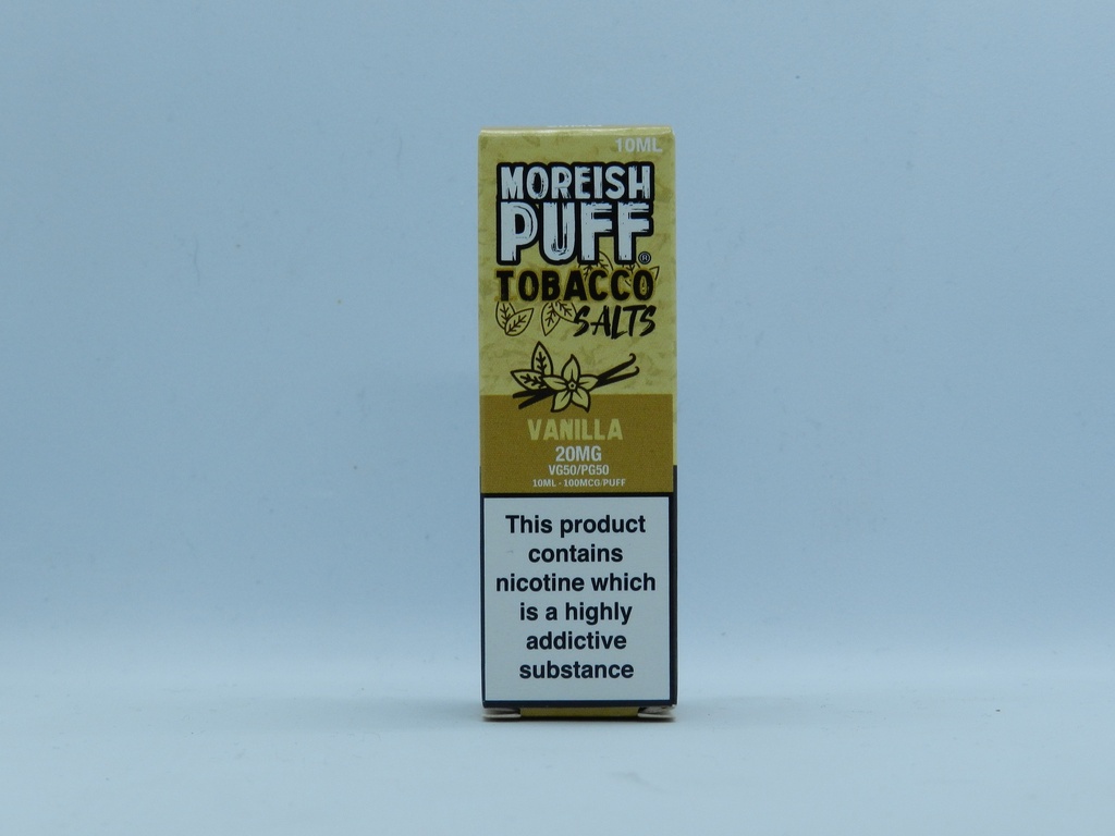 Moreish Puff Tabacco Vanilla 10ml 20mg