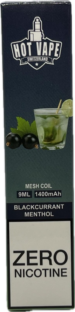 Hot Vape 3500 0% Blackcurrant Menthol