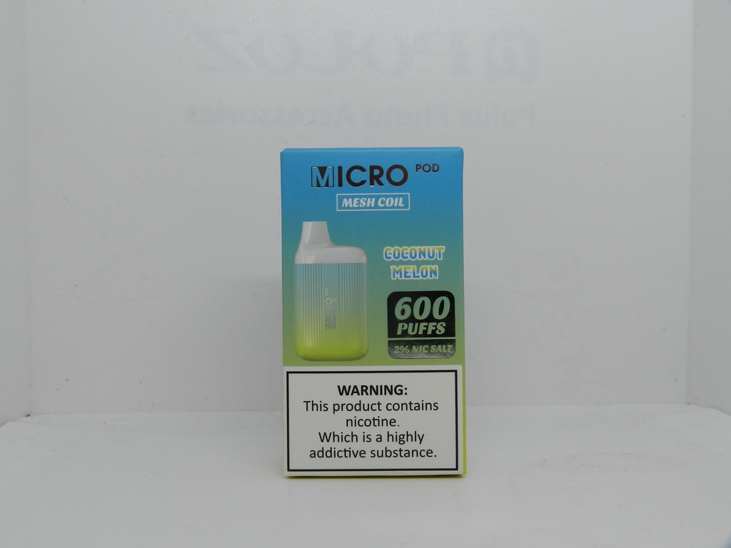 Micro Pod 600 2% Coconut Melon