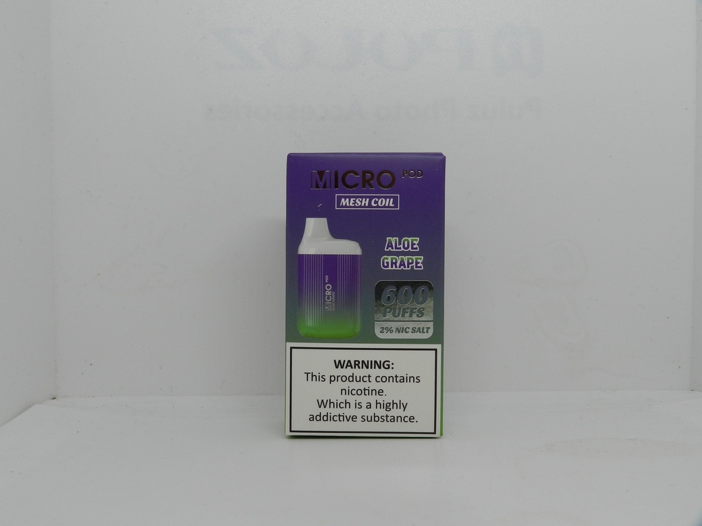 Micro Pod 600 2% Aloe Grape