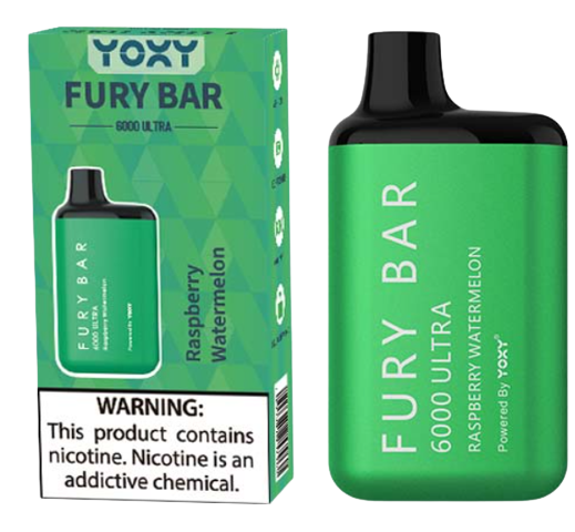 Yoxy Fury Bar 2% Raspberry Watermelon