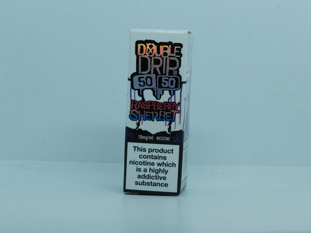 Double Drip 10ml 18mg Raspberry Sherbet