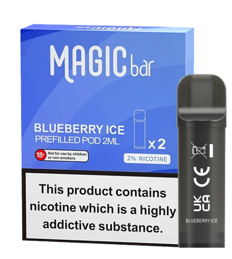 Magic Bar Refill 2x600 2%  Blueberry Ice