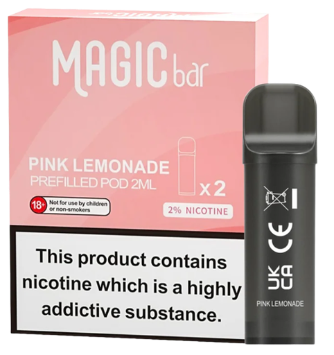 Magic Bar Refill 2x600 2% Pink Lemonade