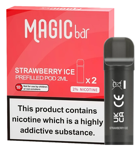 Magic Bar Refill 2x600 2%  Strawberry Ice