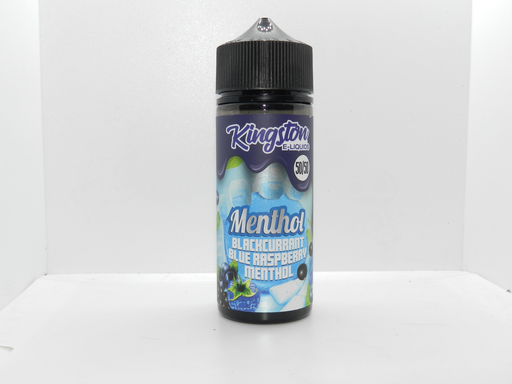 Kingston Menthol  100ml 50-50 Blackcurrant Blue Raspberry Menthol