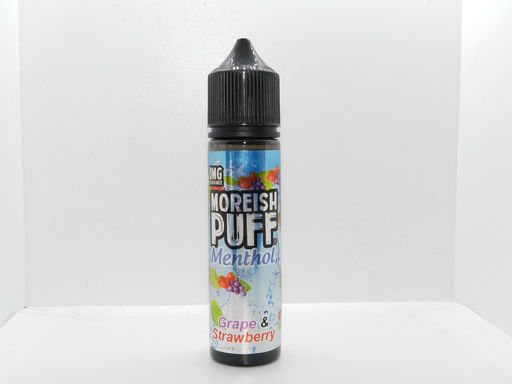 Moreish Puff Menthol 50ml Grape Strawberry