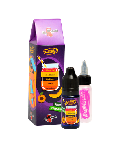 Big Mouth  10ml Aroma Smooth Summer Dragon Fruit, Sweet Banana, Black Grape, Peach, Orange Juice