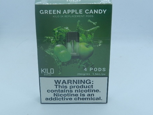 Kilo Pods Green Apple Candy 20il
