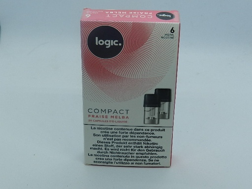 Logic Ersatzpod Compact Fraise Melba 6 mg