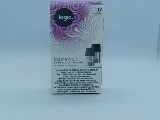 Logic Ersatzpod Compact Fruit Rouge Menthe 12 mg