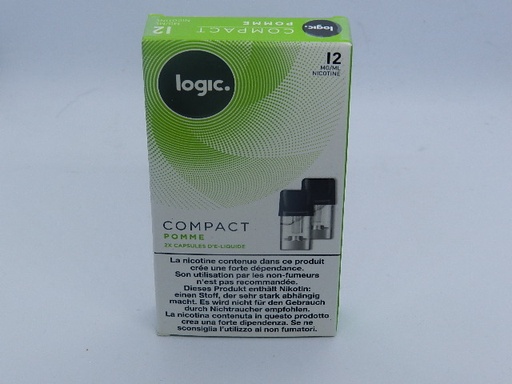 Logic Ersatzpod Compact Pomme 12 mg