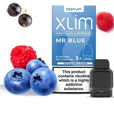 Oxva Xlim Prefilled Cartridge  2ml 20mg Mr Blue