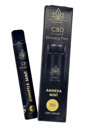 Dreamy ~ CBD Vape ~ Amnesia Mint ~ mit Airflow (500)