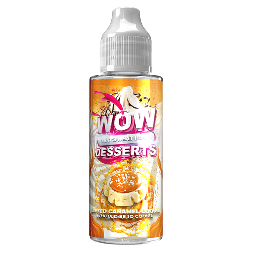 WOW Desserts 100ml UK Salted Caramel Cookie